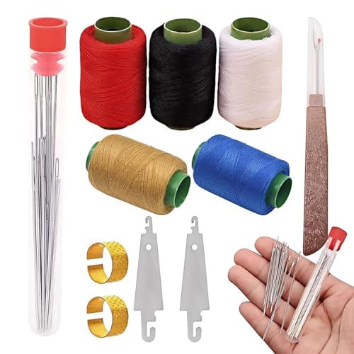 37PCS Sewing Tool Set, Needle and Thread Kit, Needles Thread Hand Repair Tools, Embroidery Tool Kit, Sewing Needle Kit Set for Home, DIY Craft Kit for Beginners