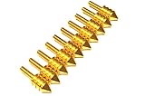 Bike Boltz Spike Billet Bolt for Windshields Motorcycles Sport Bike Customization Anodized Aluminum Colored Windscreen Fairings License Plate Screws (Gold)