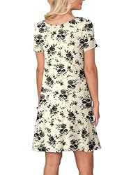 lionstill Women's Casual T Shirt Dress Summer