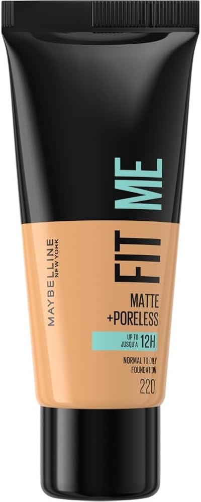 Maybelline Fit Me Foundation Matte Poreless 220 Natural Beige 30ml