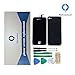 Fixcracked Replacement Full Set Front LCD Display & Touch Screen Digitizer Assembly + Back Cover Housing + 8pcs Repair Opening Tools Kit Compatible for Iphone 4s GSM/CDMA -Black