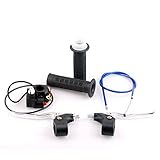 47cc 49cc Dirt Pocket Bike Hand Grips Kill Switch Throttle Cable Brake Levers