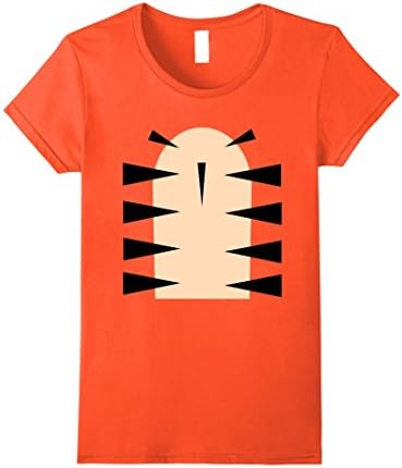 Womens Tiger Costume Shirt - Halloween Shirts XL Orange