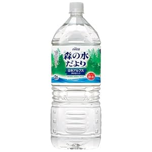 [2CS] 森の水だより 日本アルプス (2.0L×6本)×2箱