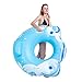 JOYIN Inflatable Pool Float Chair for Adults, Pool Lounger Chair Float Heavy Duty Pool Floating Chair with Cup Holders and Headrest for Swimming Pool Party Summer Activities, 44” x 42” (Sea Waves)