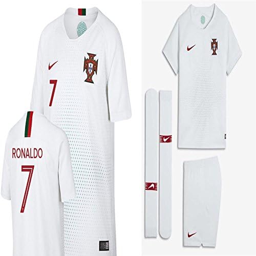 Vivishop18 World Cup 2018 Portugal Ronaldo Away Jersey Kit : Shirt, Short, Socks (Size 28 (11-12 Years Old))