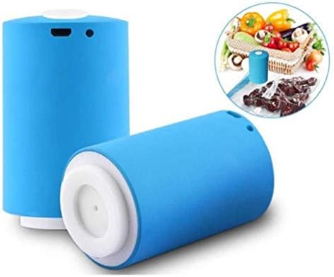 Portable Electric Air Pump Rechargeable Multi-Functional Mini Vacuum Pump Dual-use Storage Bag Air Extractor for Travel Compression Bag Vacuum Glass Bowl with 5pcs Vacuum Zipper Bags