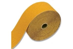 Karebac RHS80 80 Grit 2-3/4-Inch Gold PSA Rolls Stearated Aluminum Oxide, 2-3/4-Inch x 25 Meters