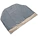 VonHaus BBQ Grill Cover - ‘The Storm Collection’ Premium Heavy Duty Waterproof Outdoor Barbecue Grill Protection - Slate Grey with Beige Trim L60 x W26 x H50