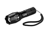 Tactical Flashlight - Handheld LED Flashlight - Brightest XML T6 - Brightest LED Flashlight with 5 Modes - Adjustable Waterproof Military Grade Flashlight for Biking Camping by LETMY