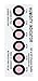 Humidity Indicator Cards 10 Pack(Reusable) - 10-60% 6 Spot(10 Cards)