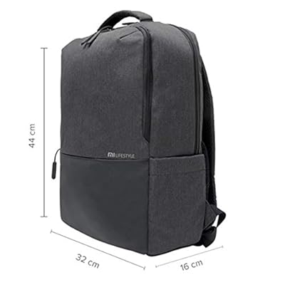 Mi Business Casual 21L Water Resistant Laptop Backpack (Dark Grey)