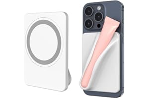 DOB SECHS Silicone Lip Holder for Cell Phone Lipstick Lip Compatible with Magsafe Glaze Phone Case Back Stick On Holder for iPhone and Android Phones, Grey