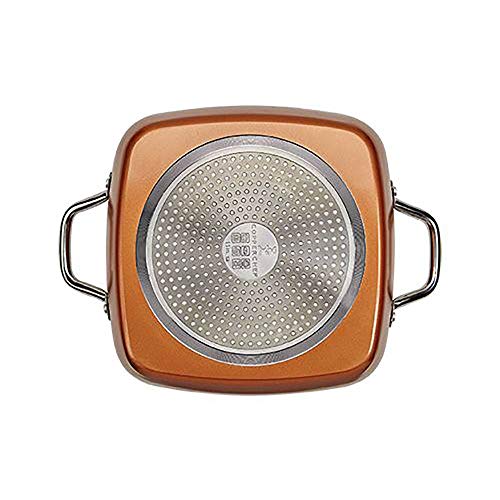 image for Copper Chef 5 Piece XL Aluminum & Stainless Steel Deep Dish Square Cas