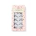 Davocy Multipack Demi Wispies Fake Eyelashes Handmade Natural Cross False lashes Volume and Reusable(1 Pack 5 Pairs)