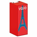 VOJO Portable Phone Charger 3350mah Magic Power Bank Wall Outlet, ONEMINI External Battery Pack [Paris Special] (Red)