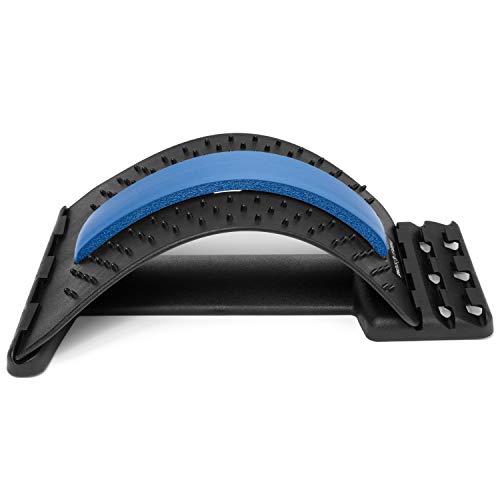Lumbar Back Stretcher by Pebble & Stone for Lower Back Pain Relief