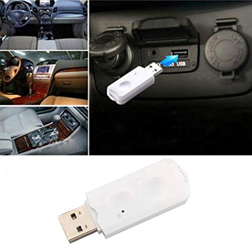 Kekailu Bluetooth Adapter,Car USB Wireless Bluetooth 2.1 A2DP Stereo Audio Music Speaker Receiver Adapter,Portable Wireless Audio Radio Adapt,Black
