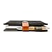 Best Refillable Journal with Pen + Organization Pocket - Stitched Faux Leather – Hook & Loop Clasp - 80 page lined journal - 7.5 x 5.5-inch – Ideal for Reflection, Travel, Sketching - Black