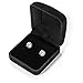 14K Solid White Gold Round Cut Cubic Zirconia Stud Earrings | .50 to 4.0 CTW | Screw Back Posts | With Gift Box