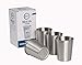 BravaWare Stainless Steel Cups and Silicone Sippy Lids for Kids Toddlers Babies BUNDLE: 4-8oz Cups and 4 Sippy Lids - BPA free Sippy Cup Set with Safe Rolled Edges