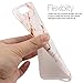 JAHOLAN Gold Marble Design Clear Bumper TPU Soft Rubber Silicone Cover Phone Case Compatible with iPhone 7 Plus/iPhone 8 Plus