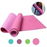 Non Slip Yoga Mat,LetsFunny Anti-Tear Extra Thick Eco Friendly Yoga Mats for Women,Men with Carrying Strap - 1/4-Inch,72