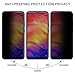 Jbao Direct Compatible Xiaomi Redmi Note 7 Pro Privacy Screen Protector, Anti-Spy Tempered Glass Film, 2.5D [Bubble Free] [Anti-Scratch] [Smooth Touch] HD Clear Film for Xiaomi Redmi Note 7 Pro
