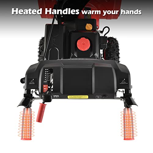 PowerSmart Snow Blower Gas Powered 24Inch 2Stage 212cc Engine with