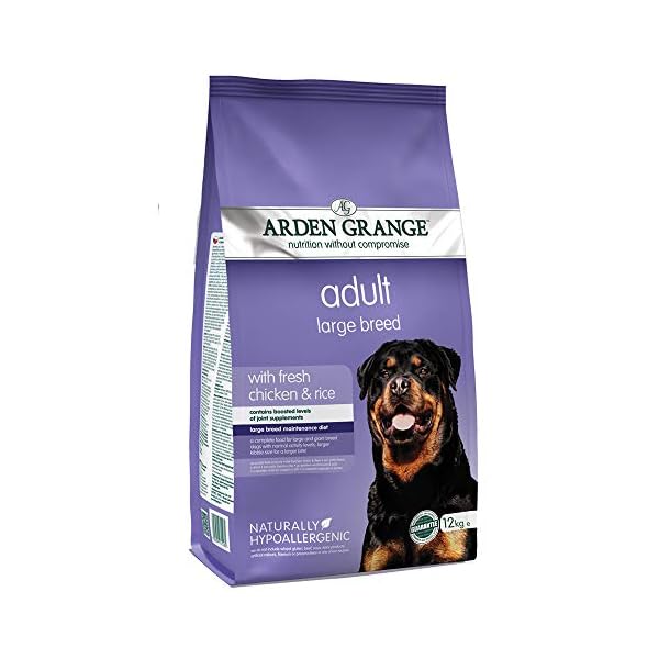 Arden Grange Adult Large Breed Dry Dog Food with Fresh Chicken and Rice, 12 kg