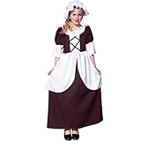 RG Costumes Colonial Girl Costume, Brown/White, Small