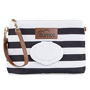 changing bag with wipe dispenser