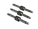 Sendt 1/4 inch (6.3mm) Male to Male Mono Effects Pedal Coupler, 3 Pack