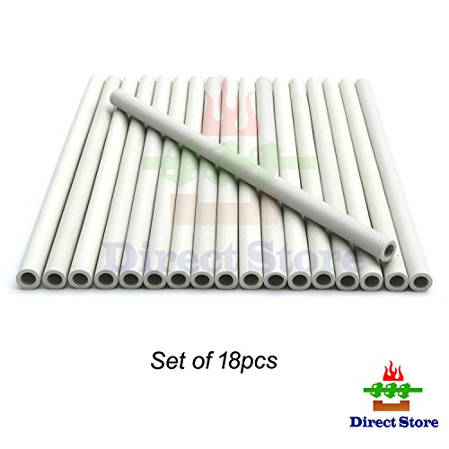Direct Store Parts DF-18 Gas Grill Ceramic Radiants, BBQ Grill Ceramic Rods Replacement for DCS Heat Plates, for DCS Grill 245398, DCSCT, 9.5