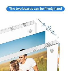 NIUBEE 8.5x11 Picture Frame, Clear Certificate