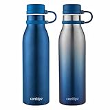 Contigo Thermalock Stainless Steel 20 oz Water Bottle - 2-Pack (Blue)