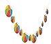 Fun Express Beach Ball Hanging Garland (7 feet Long) Birthday and Pool Party Decor - Multi Color