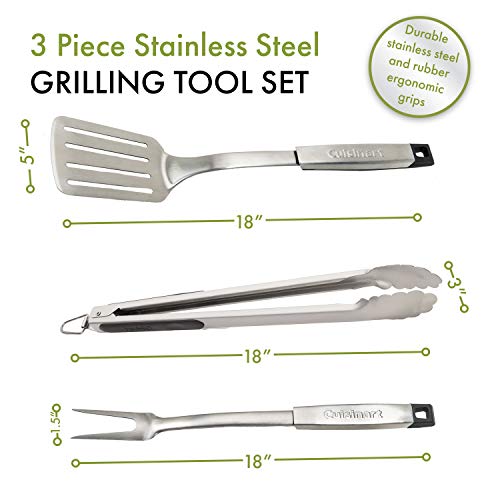 Cuisinart CGS333 Professional Grill Tool Set (3Piece),Black and