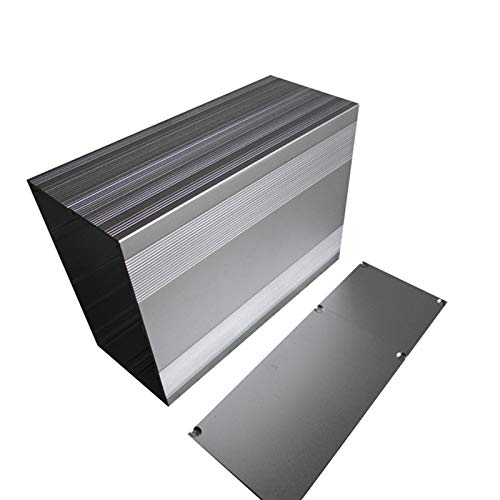 Aluminum Instrument Box, Aluminum Project Box Electronic Enclosure Case for PCB Board DIY, 85x145x250mm