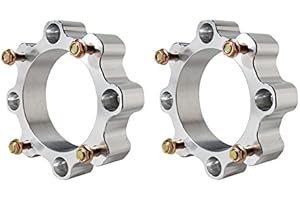 ALBA RACING ATV Banshee, Raptor, Warrior, YFZ 450, Blaster 4/156 Front Wheel Spacers 1.5" wide each adds 3 inches of width Compatible with Yamaha sport quads