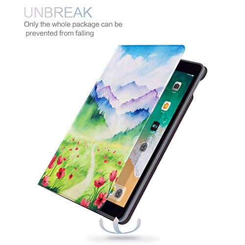 Ipad 7Th Generation Case Lalumix Ipad 10.2 Case 2019 Smart Shell Stand Cover Soft TPU Hard Back Protector with Auto Wake/Sleep for Tablet Case (Valley)