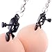 Mggsndi Metal Nipple Clamp Brest Labia Clips with Chain Flirting Couple Adult Game Sex Toysthumb 2
