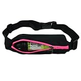 Ushoppingcart Portable High Elastic Anti-theft Outdoor Running Hiking Jogging Pouch Belt Waist Pack Fanny Bag, multicolor available (Hot pink)