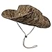 Omechy Outdoor Sun Camouflage Boonie Bucket Hat for Summer Fishing Hunting, Desert CamoWith Side Button,Desert Camo