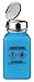 Menda 35730 One Touch Liquid Dispenser Pump Bottle, Acetone Printed, HCS Label, ESD Safe, 6 oz. Dissipative, HDPE/Stainless Steel, Blue