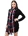 Women Fashion Scarf Long Shawl Winter Warm Tartan Lattice Large Scarf Red Plaid