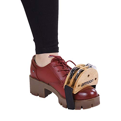 image for ammoon Elliptical Cajon Box Drum Companion Accessory Foot Jingle Tambo