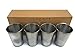 Toddler Premium Stainless Steel Kids Cups (4 Pack) | 6 oz, BPA-Free | Tiny Juice Cups by Spoonst