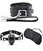 Yeoubi 6 Pieces Leather Choker Punk Choker Adjustable PU Leather Collar Set (Black)