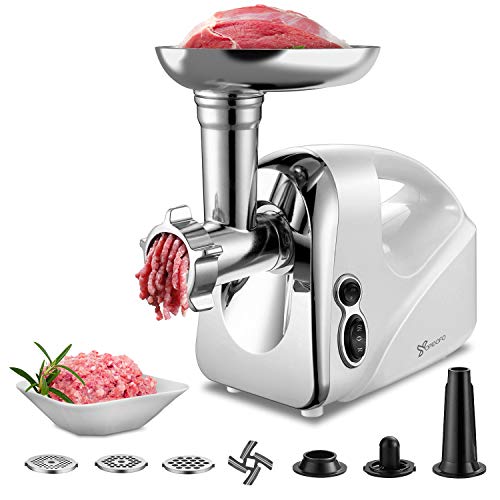 Electric Meat Grinder Sausage Stuffer Meat Mincer【1200W Max】with 3